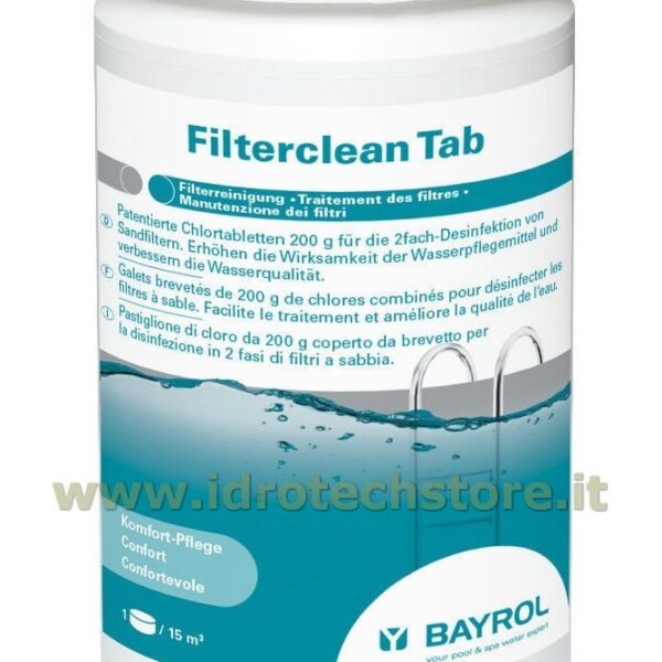 FILTERCLEAN TAB 1 Kg. BAYROL (FILTERSHOCK TAB)