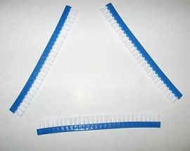 RICAMBIO PER ASPIRAFANGO TRIANGOLARE - 3 SPAZZOLINE RICAMBIO