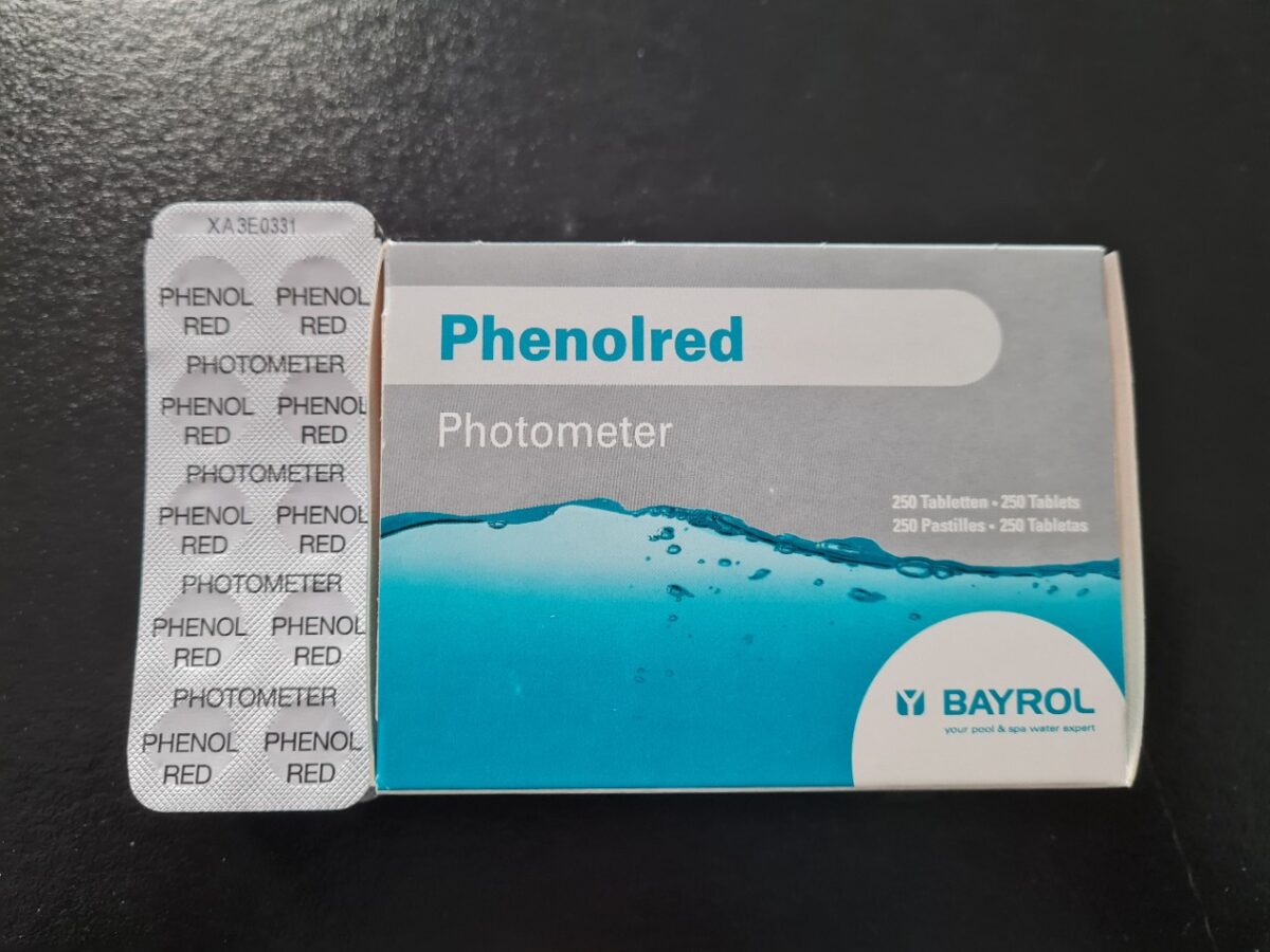 250 PASTIGLIE REAGENTI PER FOTOMETRO PHENOL RED (PH) - BAYROL