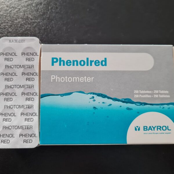 250 PASTIGLIE REAGENTI PER FOTOMETRO PHENOL RED (PH) - BAYROL