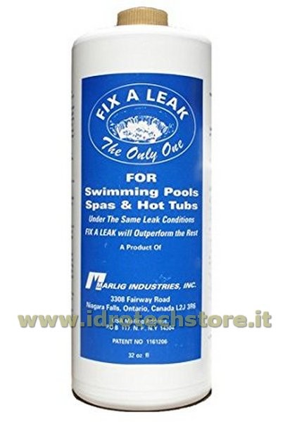 FIX A LEAK SIGILLANTE LIQUIDO AD IMMERSIONE PER PISCINE VASCHE IDROMASSAGGIO CISTERNE - 1,2 Kg.