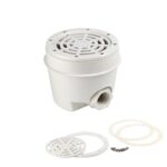 SCARICO DI FONDO ABS BIANCO ø2" PER LINER PVC POOL'S PISCINE CASTIGLIONE IBLUE