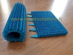 COPPIA SPAZZOLE A LAMELLE IN PVC BLU RICAMBIO PULITORE ZODIAC CYBERNAUT - INDIGO - SWEEPY M3 (W1585A)