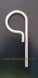 PICCHETTO INOX A P 12 CM PER COPERTURA INVERNALE (PER SOLARIUM PISCINA PIASTRELLATO)