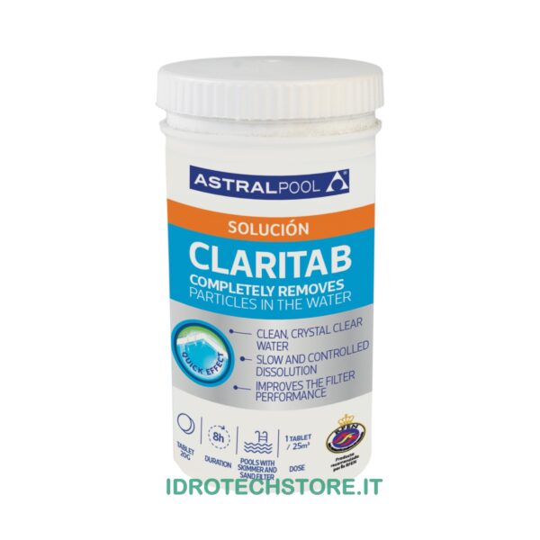CLARITAB PLUS FLOCCULANTE ASTRAL 1 TUB. DA 5 PASTIGLIE