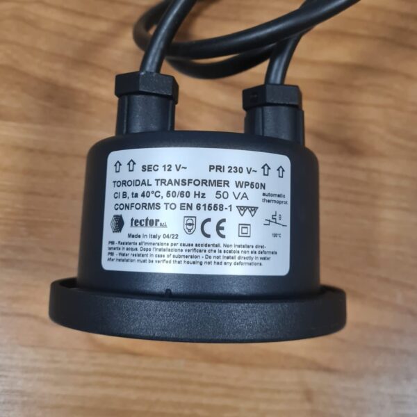 TRASFORMATORE TOROIDALE 220V/12V 50W.